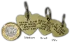 Picture of  Brass Heart Dog Tag (Medium)