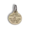 Picture of Round Brass Reinforced Dog Tag