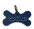 Plastic bone dog tags 