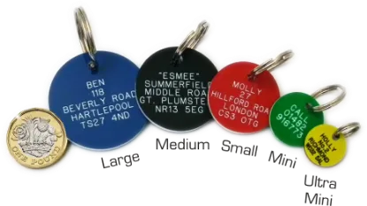 Picture of Round Plastic Pet Tags