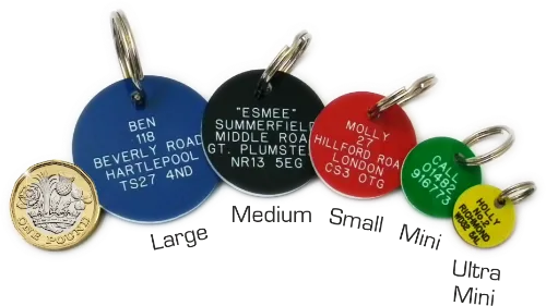 Picture of Round Plastic Pet Tags