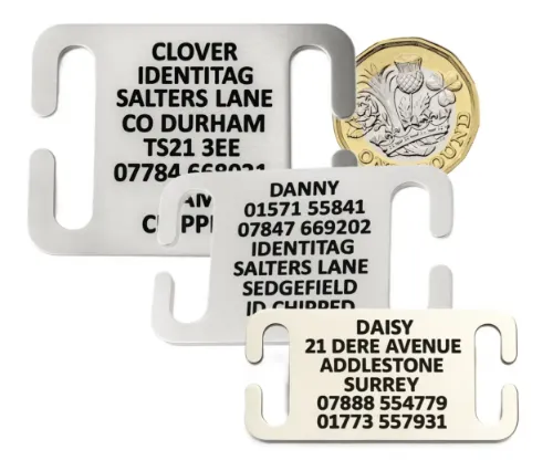 Picture of Stainless Steel Collar ID Tags