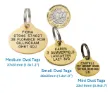 dog tags identifaction tags oval