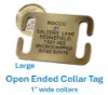 Picture of Open Ended Collar Tag Large