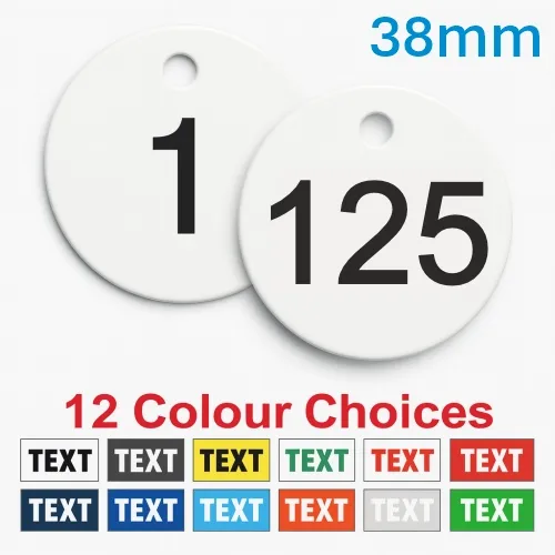 Picture of 1-125 Traffolite, plastic valve tags 38mm