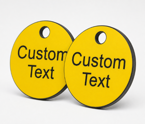 Picture of 38mm dia. Customised Traffolite Valve Tags
