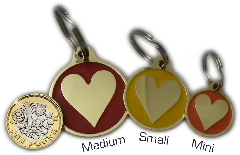 Heart Dog tag